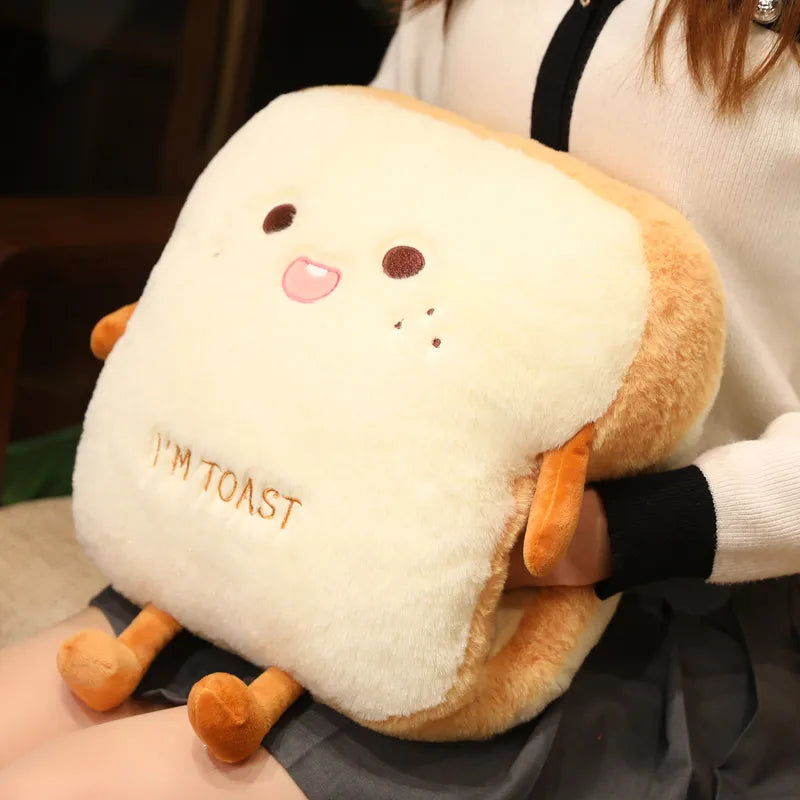 Plush "I'm Toast" handwarmer pillow - Praktical Toys