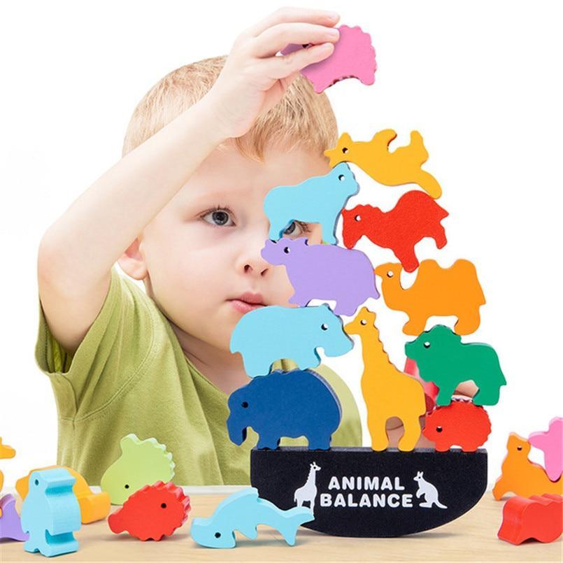 Wooden Animal Balance Toy - Praktical Toys