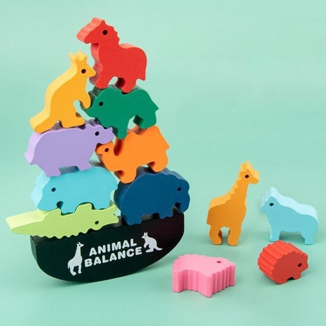 Wooden Animal Balance Toy - Praktical Toys