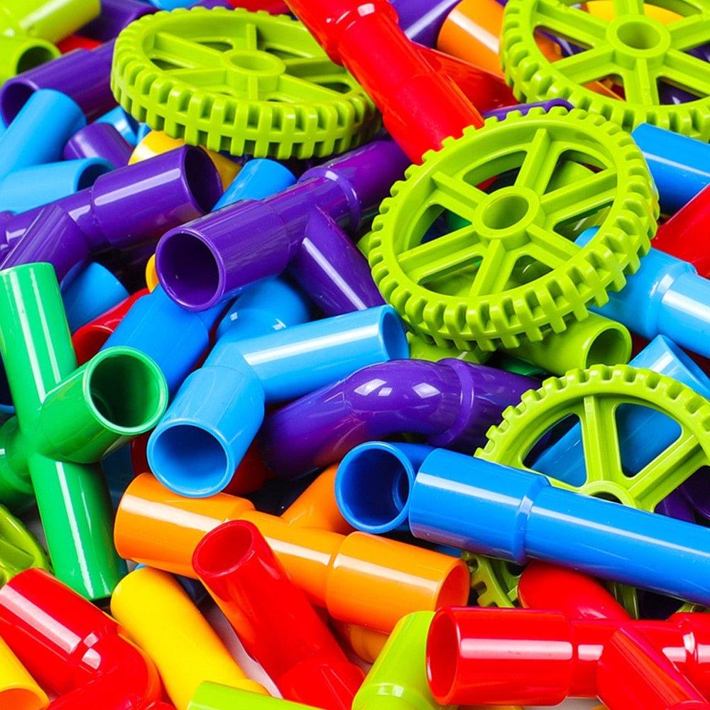 Construction Pipe Building Blocks - Praktical Toys