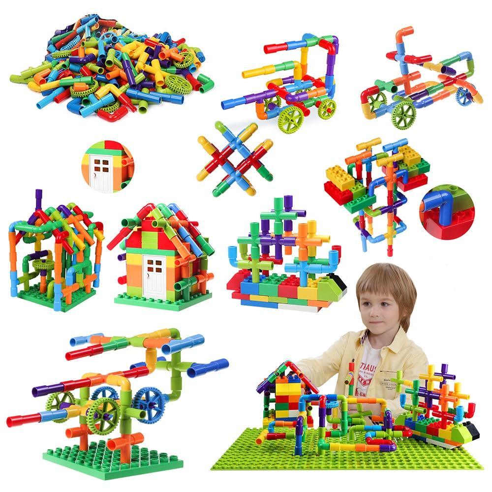 Construction Pipe Building Blocks - Praktical Toys
