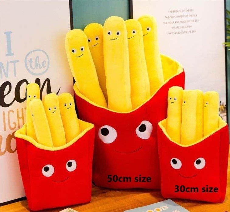 French Fries Plush Pillow Toy - Praktical ToysFrench Fries Plush Pillow Toy