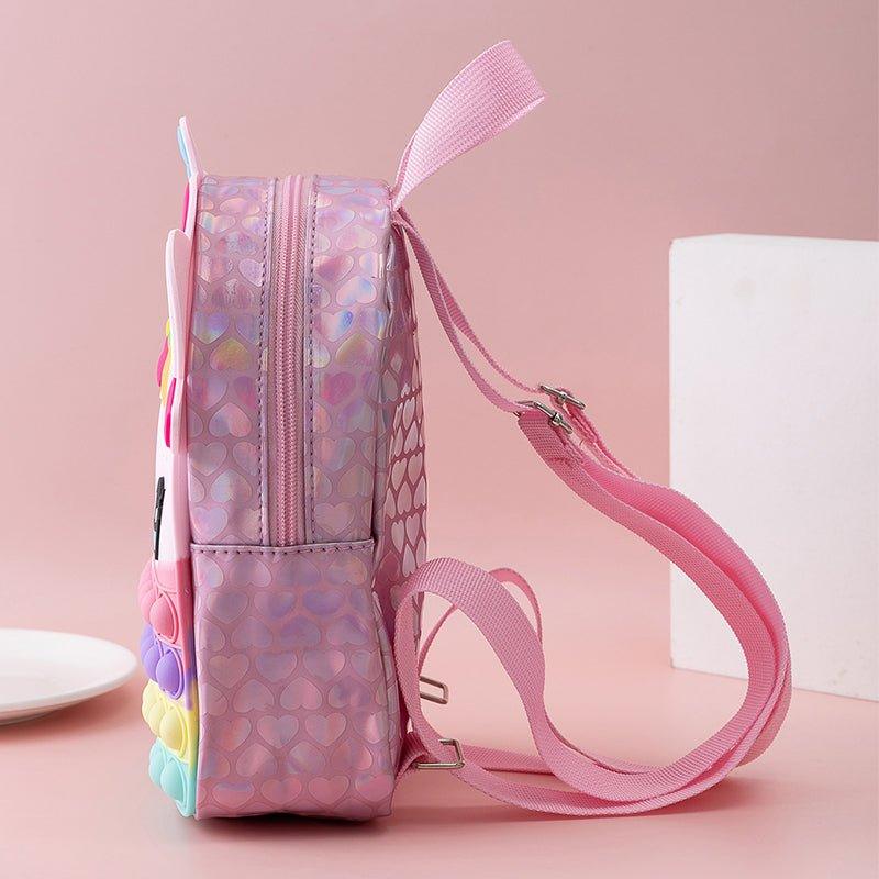 Unicorn Pop Fidget Backpacks - Praktical ToysUnicorn Pop Fidget Backpacks